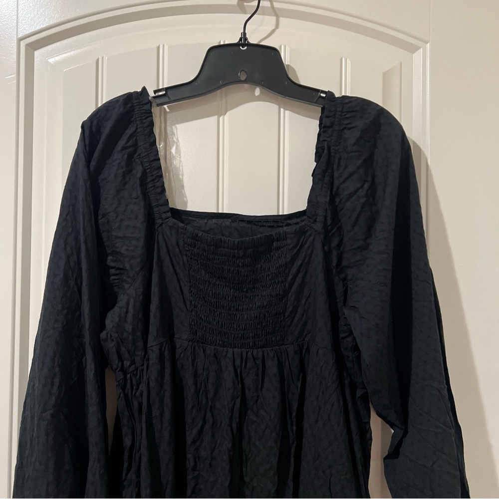 Universal Threads Puff Sleeve Mini Shift Smocked … - image 7